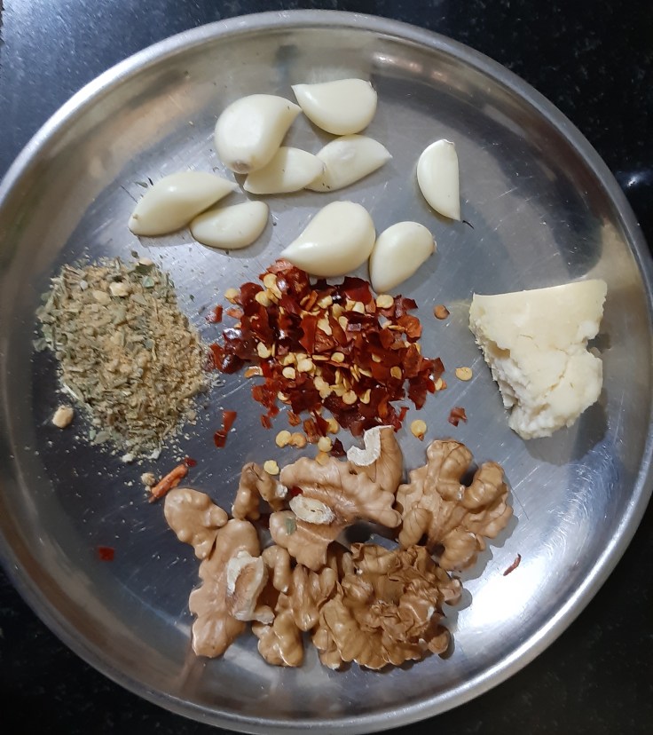 spinach pesto ingredients