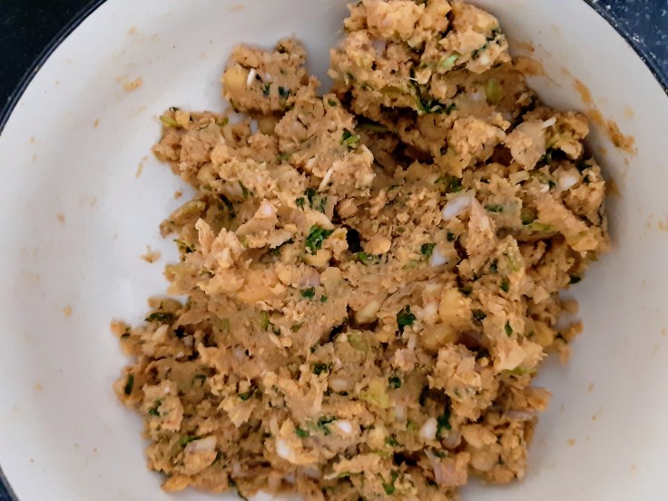 Chole chana paratha stuff