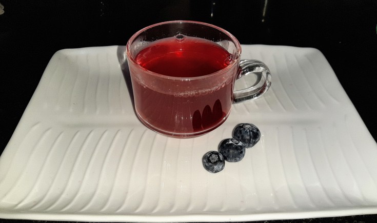 Blueberry green tea