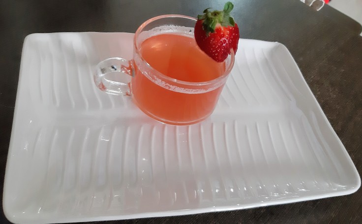 strawberry green tea